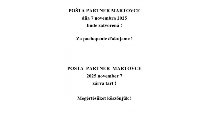 Posta Partner Martovce
