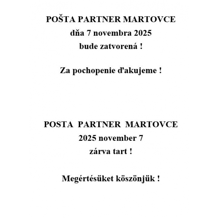 Posta Partner Martovce